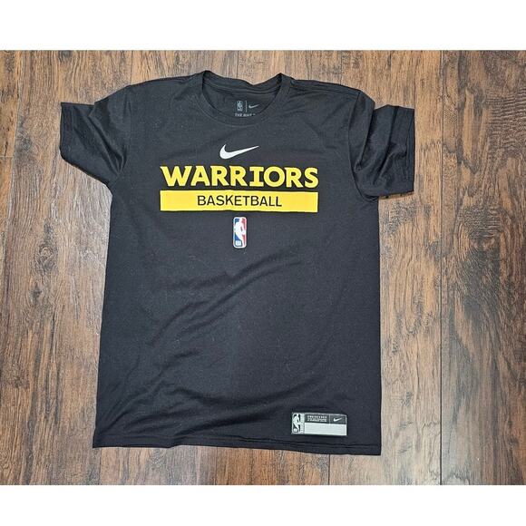 Nike Dri Fit Tee Size Medium Black yellow - Picture 1 of 3